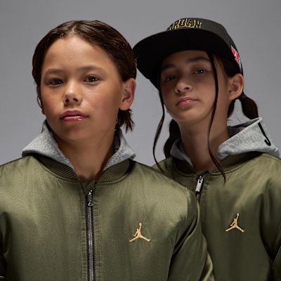 NIKE公式】ジョーダン ジュニア ビッグ ロゴ フーデッド ボンバー